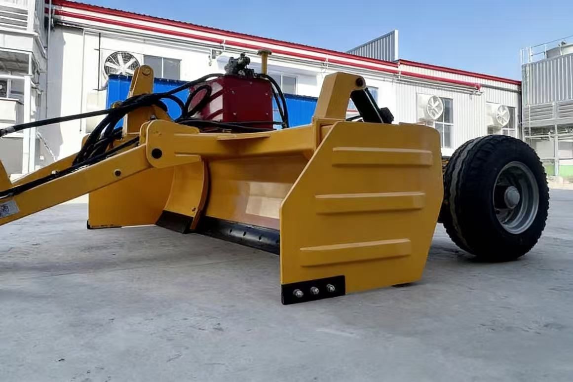 Laser or satellite telescopic beam land leveler