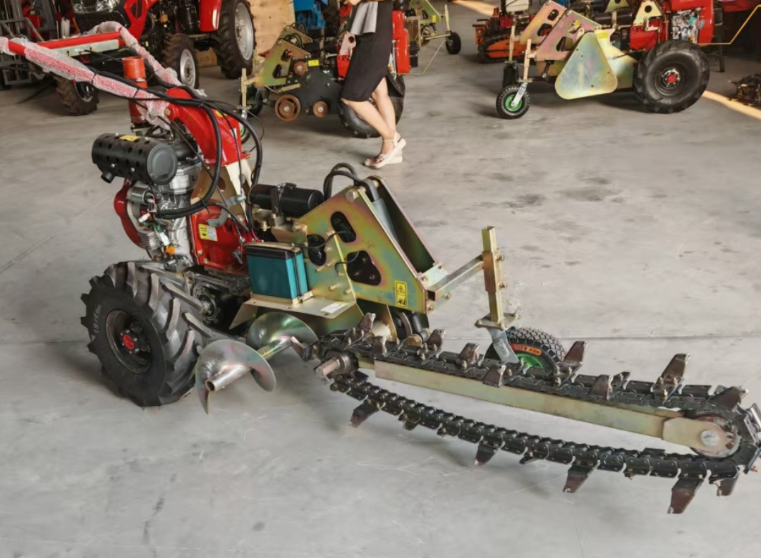 Self propelled ditcher